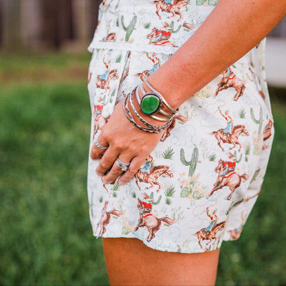 The Colorado | Vintage Turquoise Cuff by FJ Begay & L. Yazzie