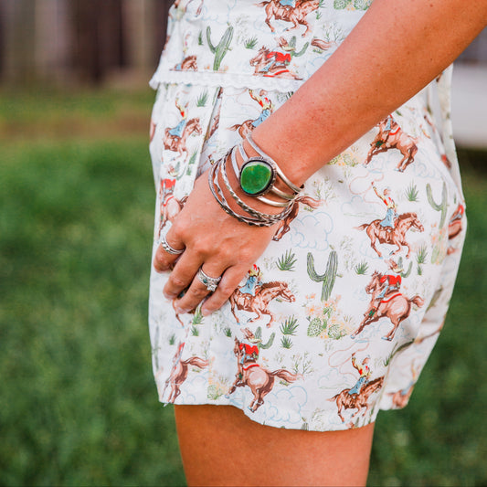 The Colorado | Vintage Turquoise Cuff by FJ Begay & L. Yazzie