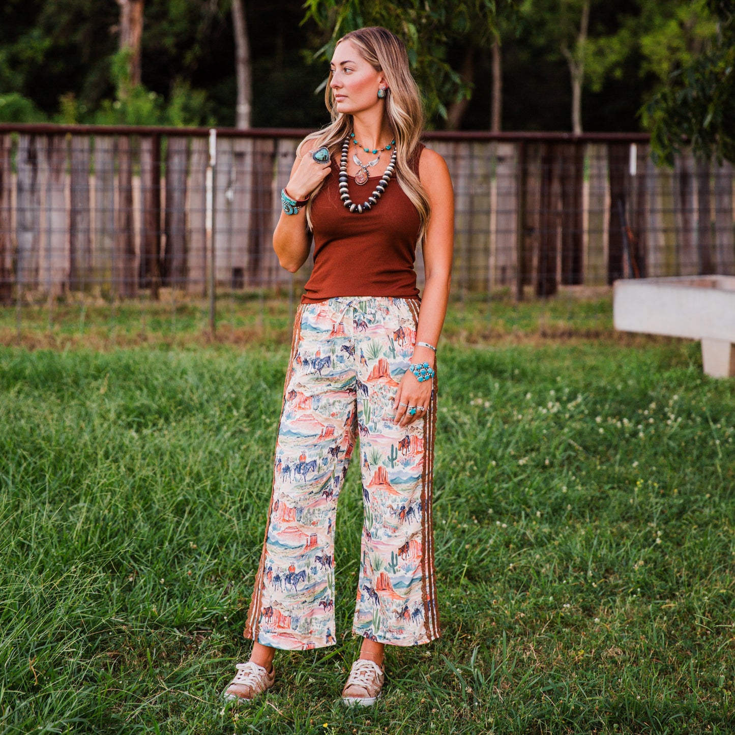 The Bristol’s | Western Print Pants