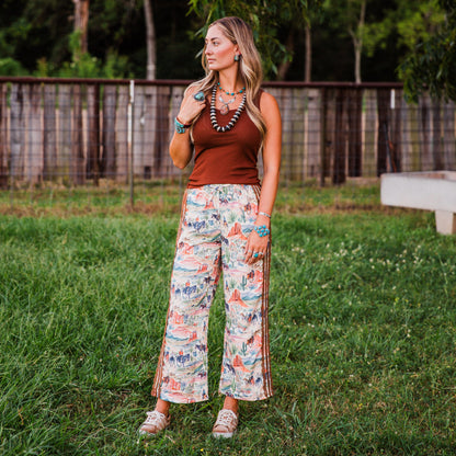 The Bristol’s | Western Print Pants