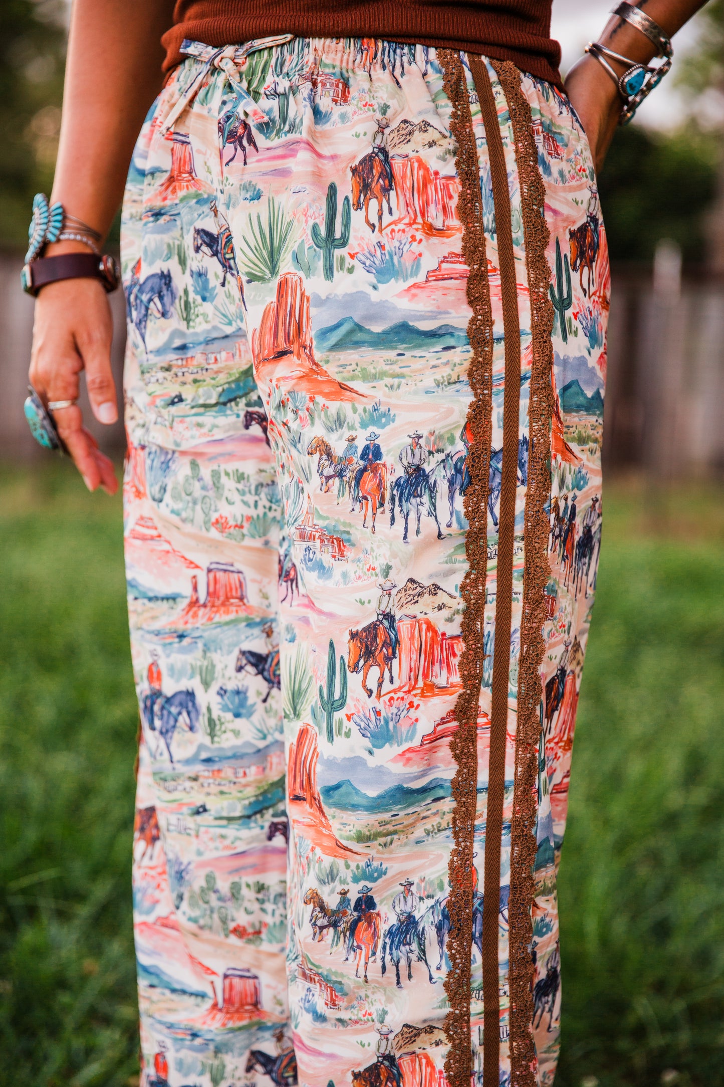 The Bristol’s | Western Print Pants