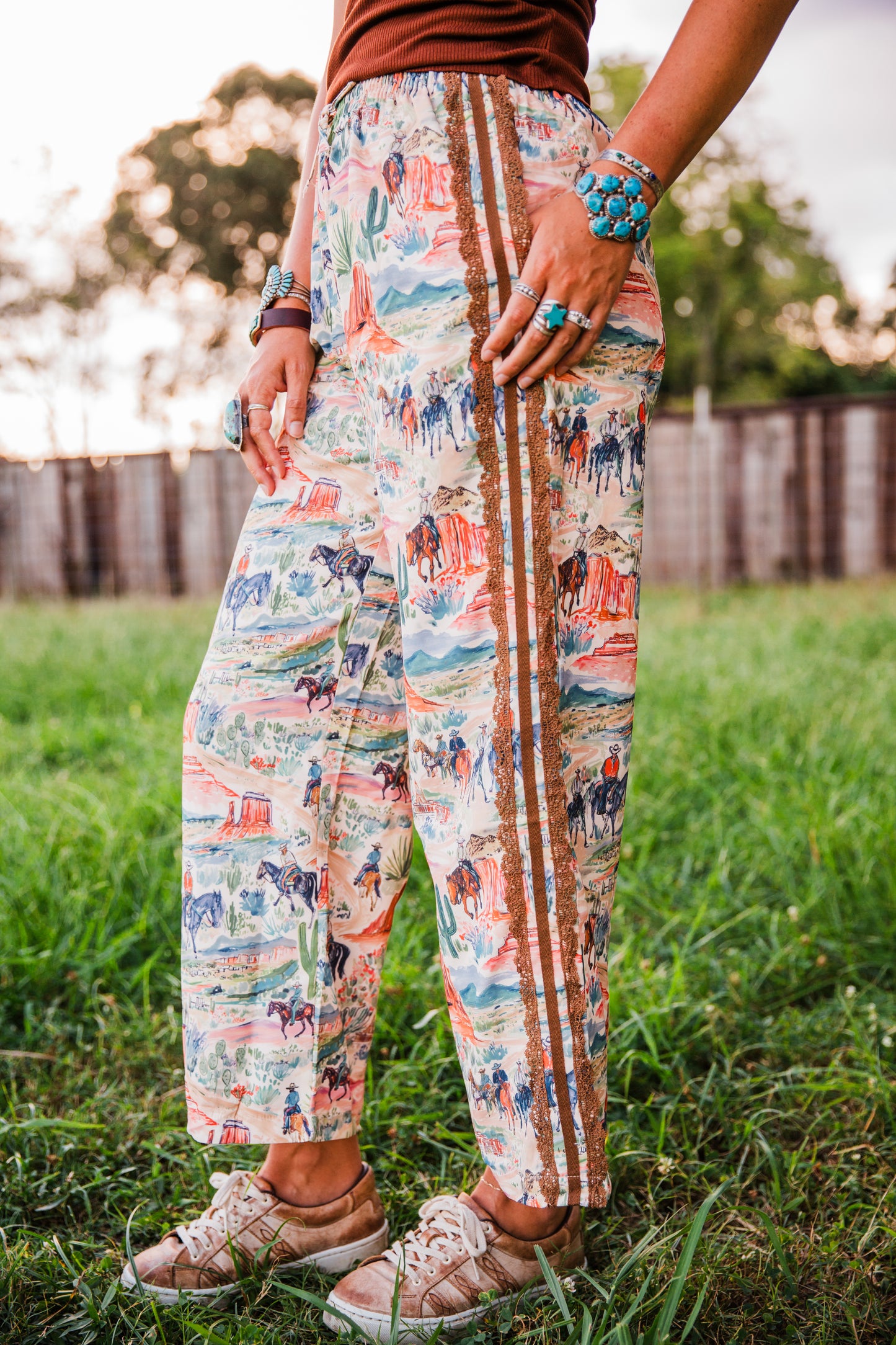 The Bristol’s | Western Print Pants