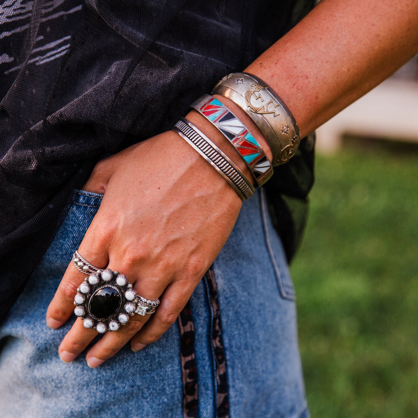 The Menendez | Vintage Inlay Cuff
