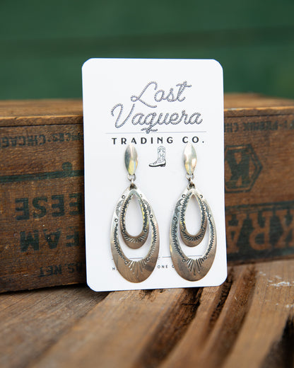 The Lamberts | Vintage Silver Earrings by Mike Platero