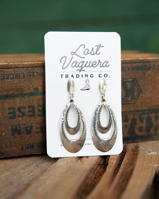 The Lamberts | Vintage Silver Earrings by Mike Platero