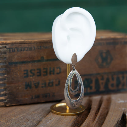 The Lamberts | Vintage Silver Earrings by Mike Platero