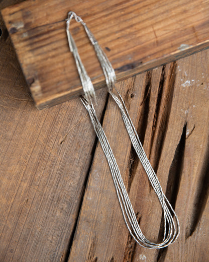 The Excel | Vintage 5 Strand 24" Liquid Necklace
