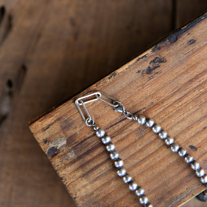 The Heron | Hubei Turquoise & Sterling Pearl Necklace