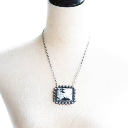 The Ramona | White Buffalo Bar Necklace
