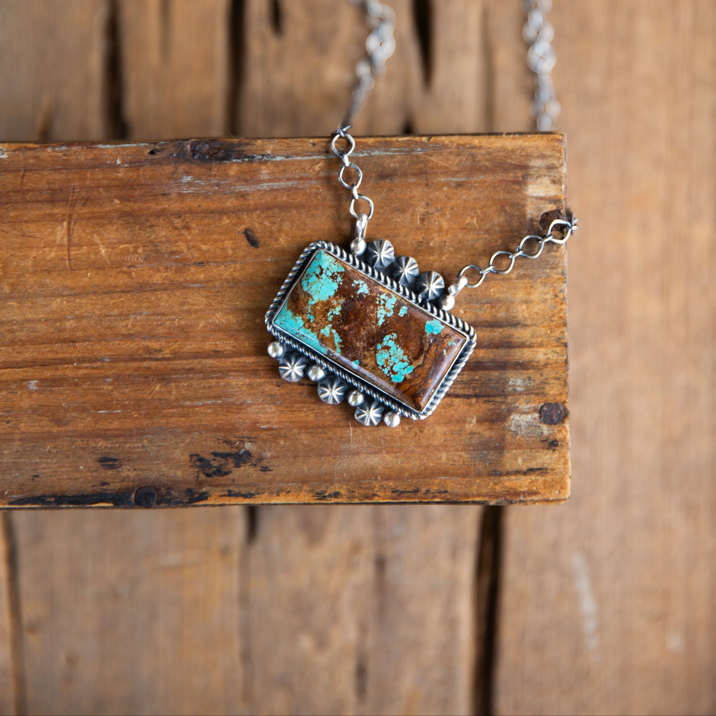 The Bristol | #8 Turquoise Bar Necklace