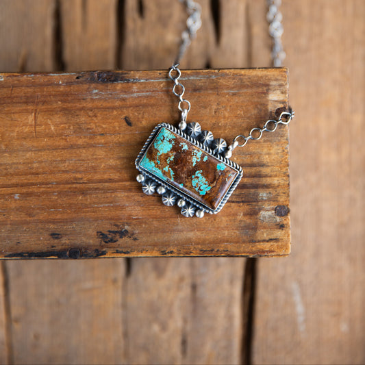 The Bristol | #8 Turquoise Bar Necklace
