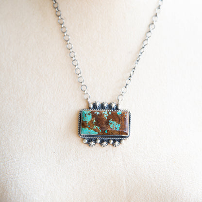 The Bristol | #8 Turquoise Bar Necklace
