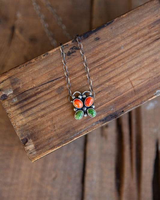 The Jensen | Multi Stone Butterfly Necklace by Jameson Garcia