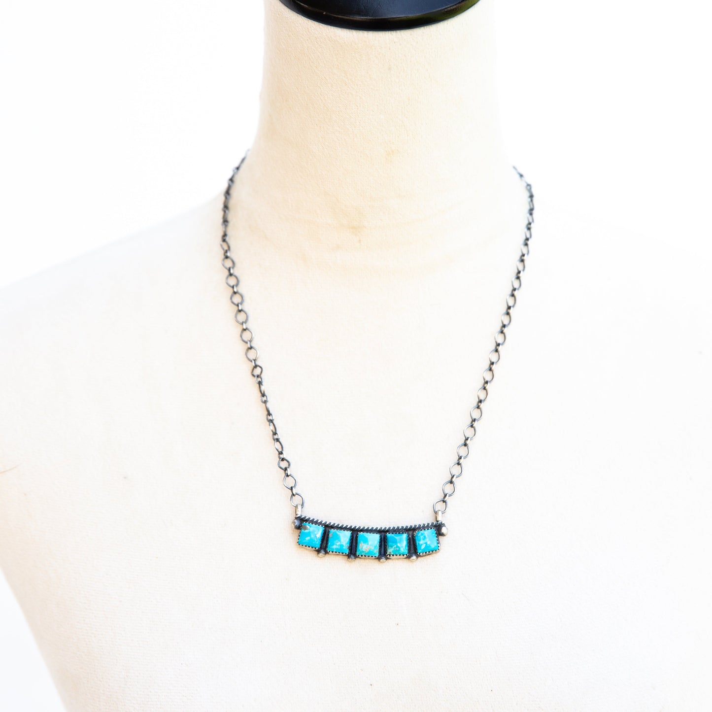The Montello | Turquoise Bar Necklace