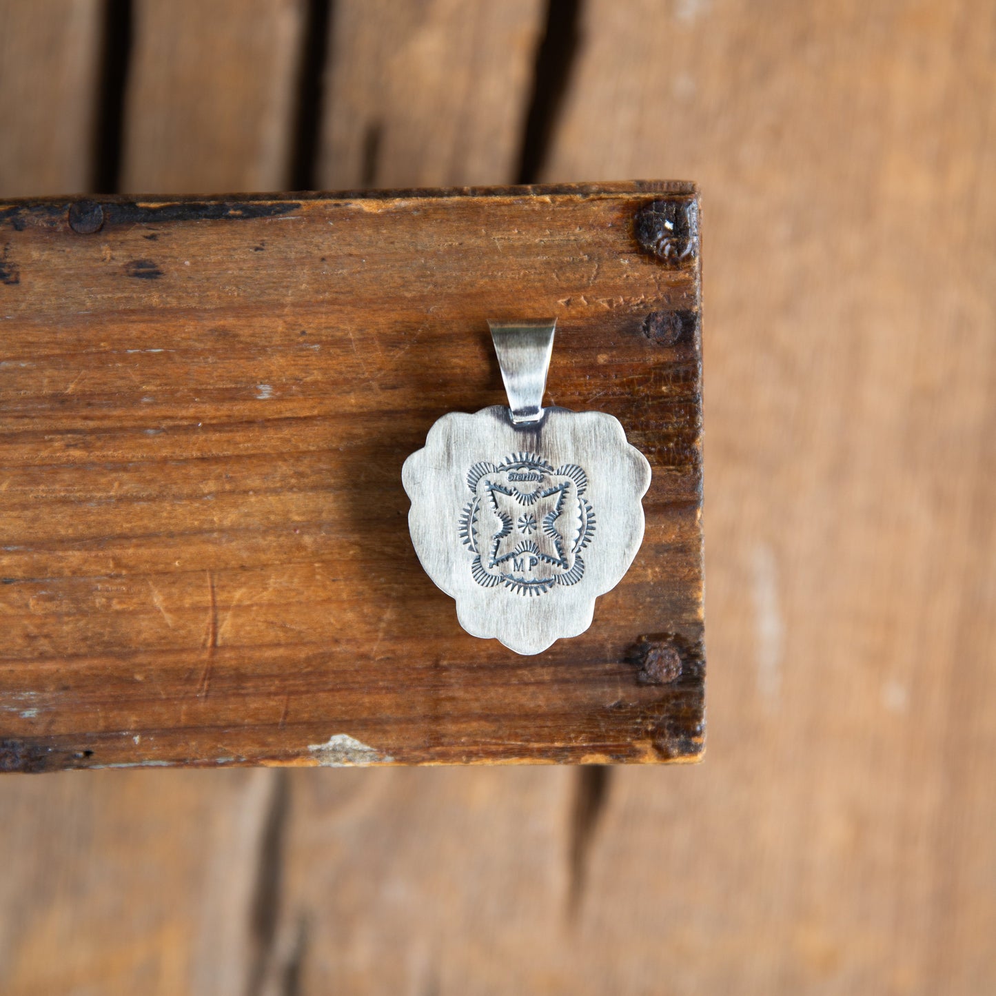 The Ramsie | Murphy Platero High Grade Old Kingman Turquoise Heart Pendant