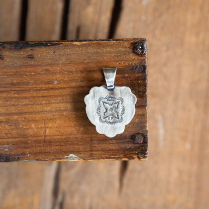 The Ramsie | Murphy Platero High Grade Old Kingman Turquoise Heart Pendant