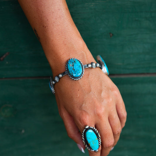 The Cisco | Turquoise Bangle by Chimney Butte
