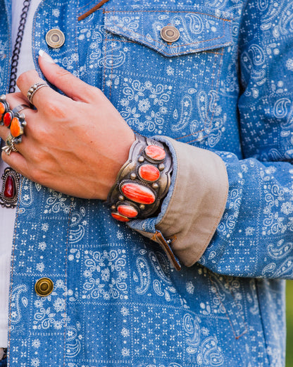 The Valor Red Spiny Cuff