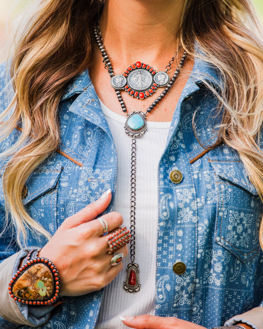 The Avanti Lariat Necklace