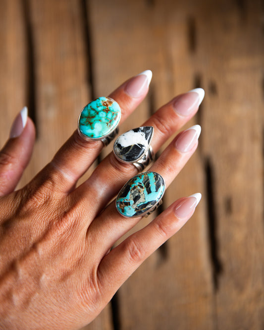 The Nakai | Mixed Stone Rings by Russell Sam