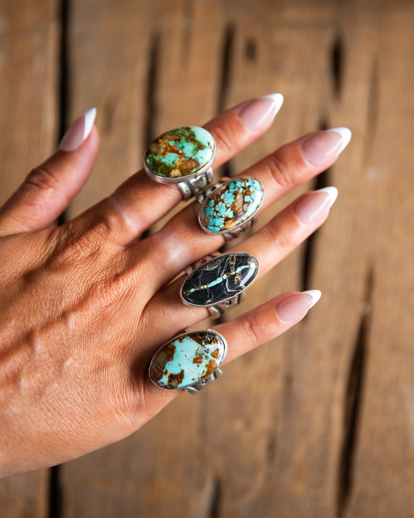The Padina | Mixed Stone Rings by Russell Sam