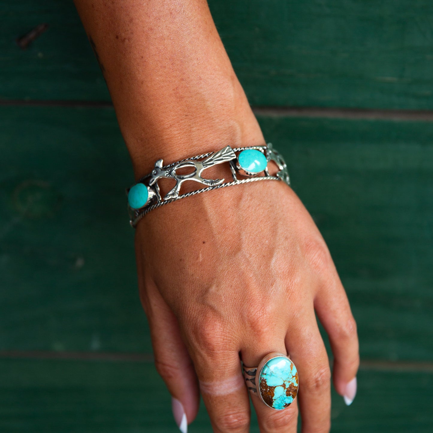 The Mignon | Road Runner Turquoise Bangles by Running Bear