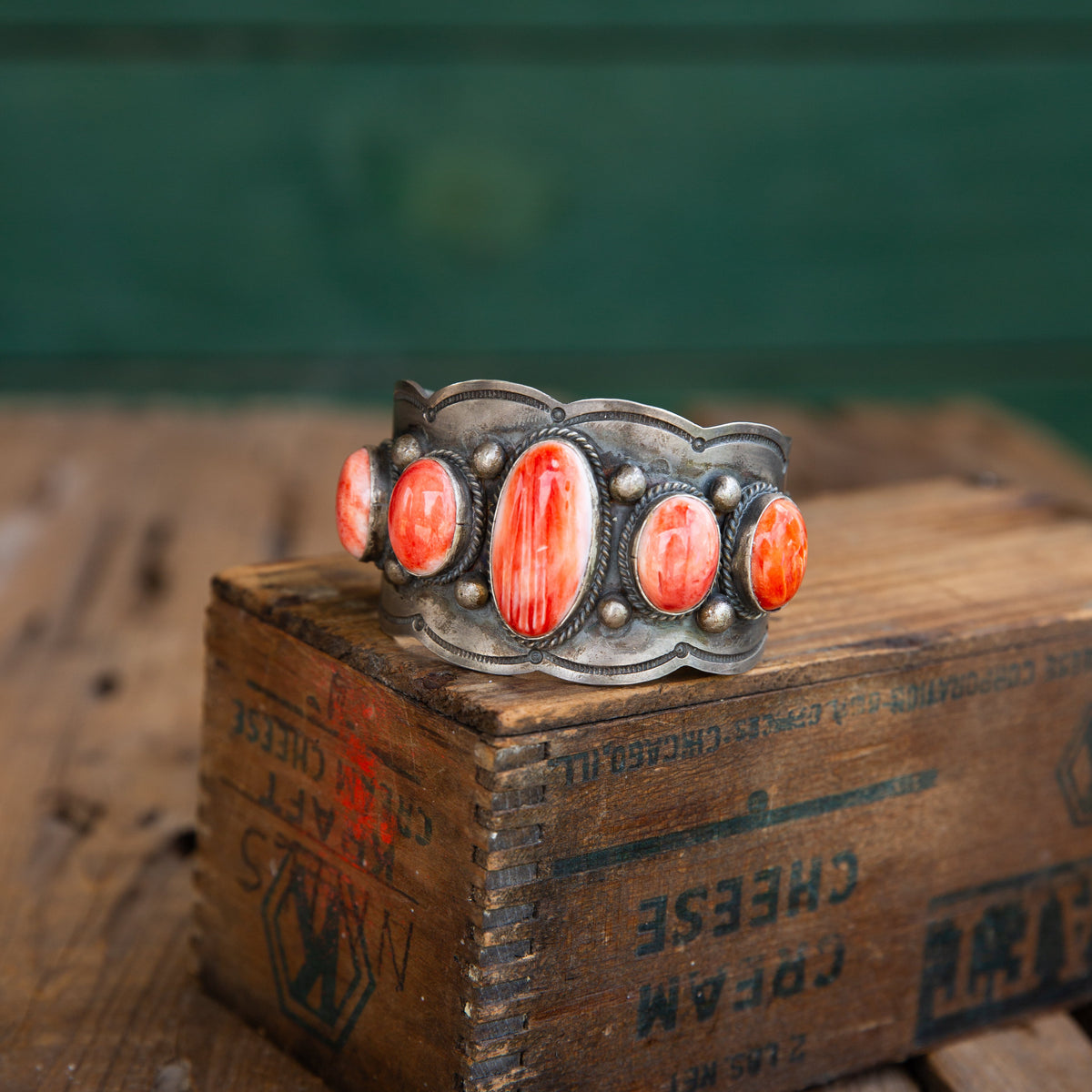 The Valor | Red Spiny Cuff by Jimmy Nelson