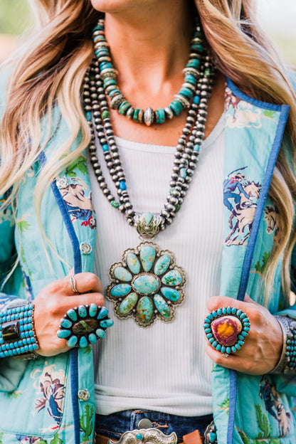 The Pinnacle 27" Sonoran Cluster Necklace