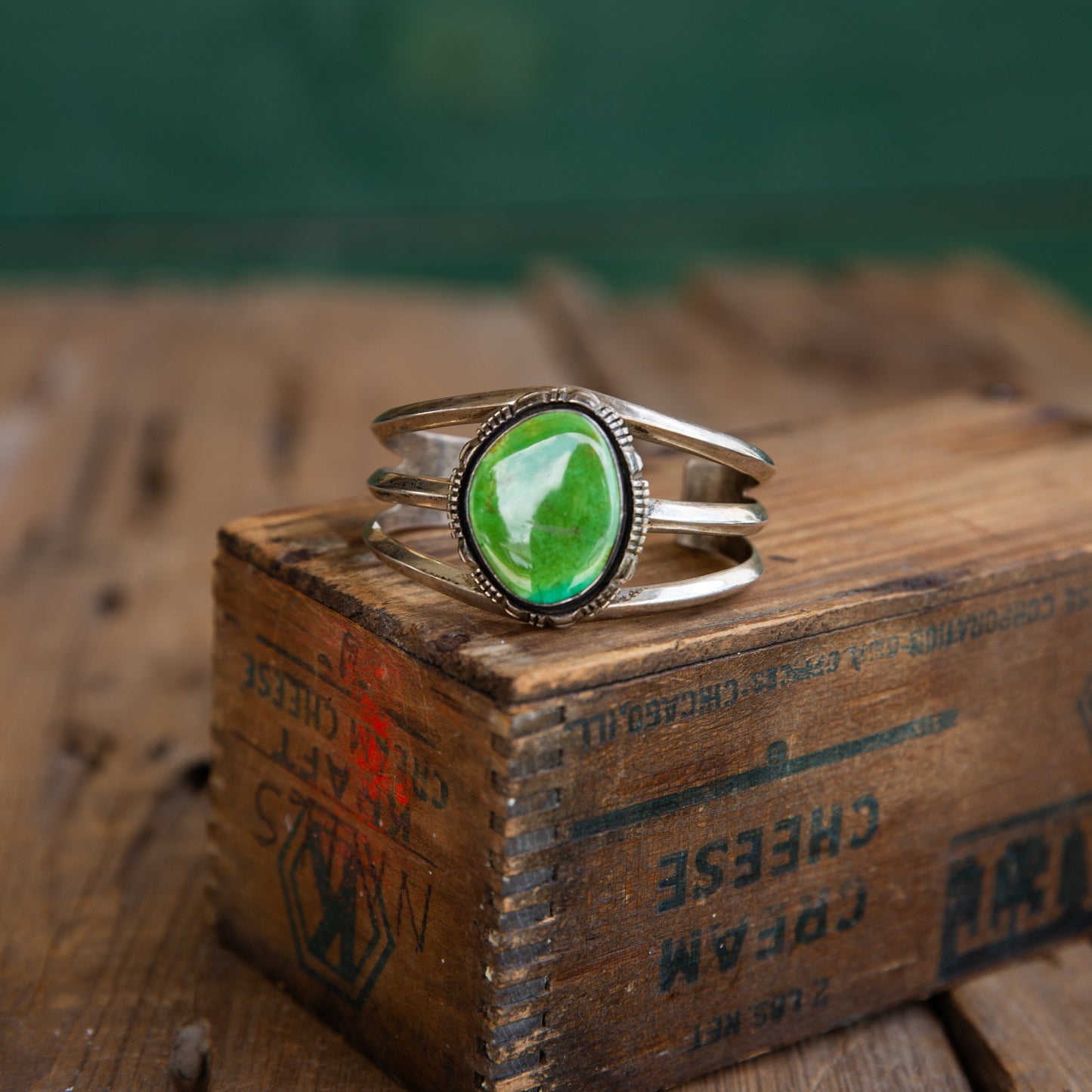The Colorado | Vintage Turquoise Cuff by FJ Begay & L. Yazzie