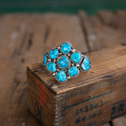 The Lometa | Vintage Natural Turquoise Cuff