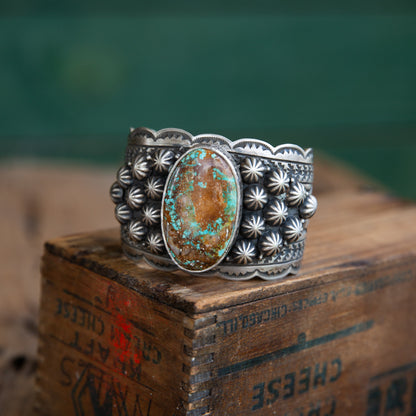 The Gennesse | Royston Turquoise Cuff by Leroy James