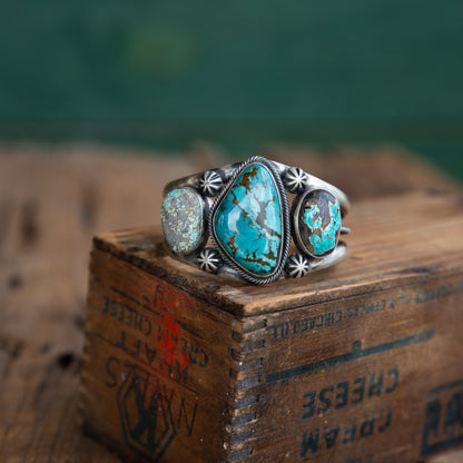The Trinidad | Royston & Sierra Nevada Turquoise Cuff by Paul Livingston