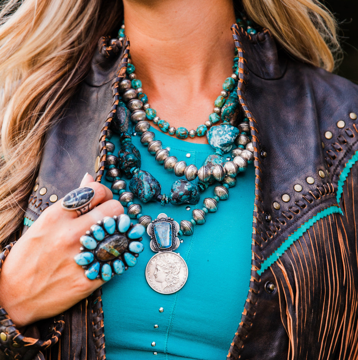The Sutton | 22" Mercury Dime Pearl Necklace by James Mccabe
