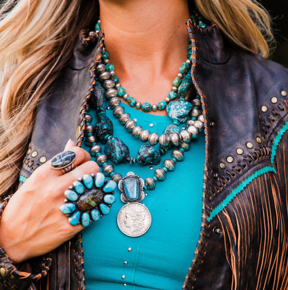The Sutton | 22" Mercury Dime Pearl Necklace by James Mccabe
