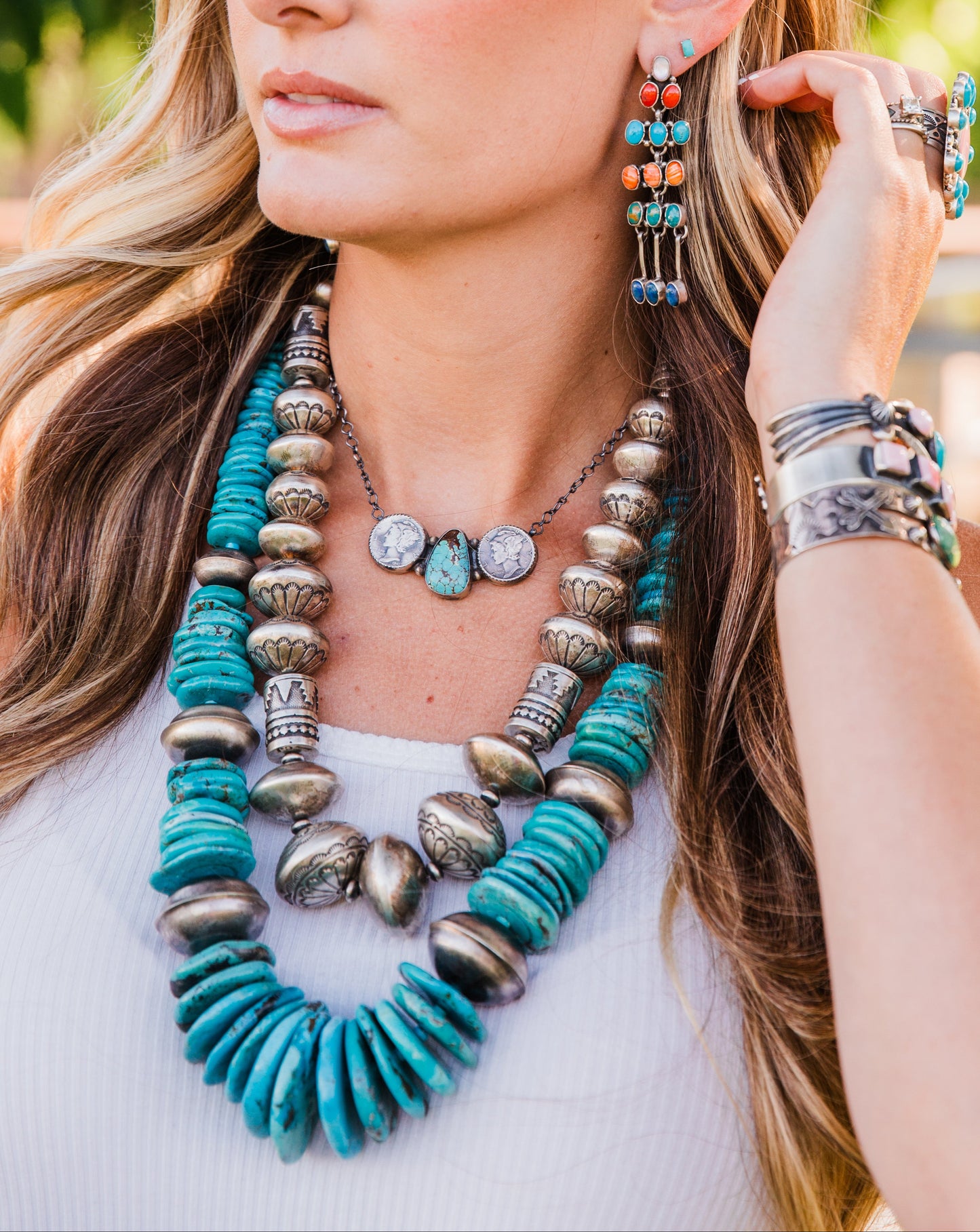 The Gatlin 24" Navajo Pearls
