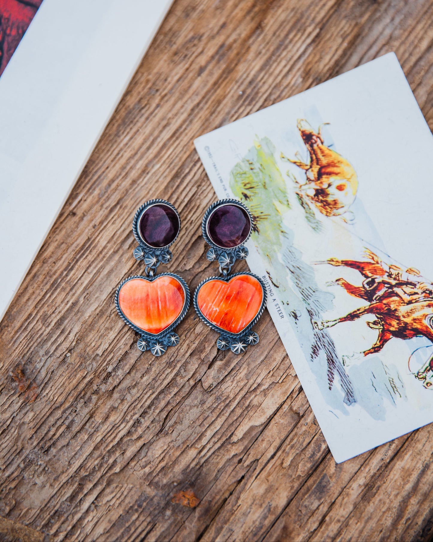 The Mason Heart Earrings