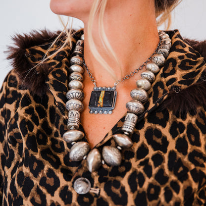 The Leawood | Blackjack Bar Necklace
