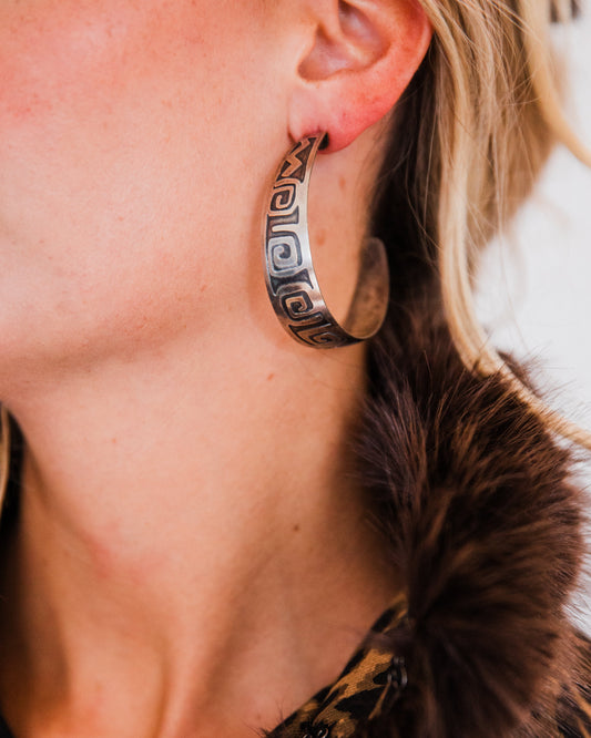 The Collin’s | Vintage Sterling Hoops