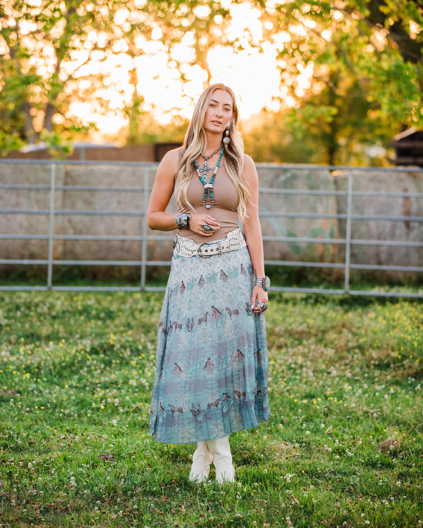 The Cuero Skirt by Tasha Polizzi