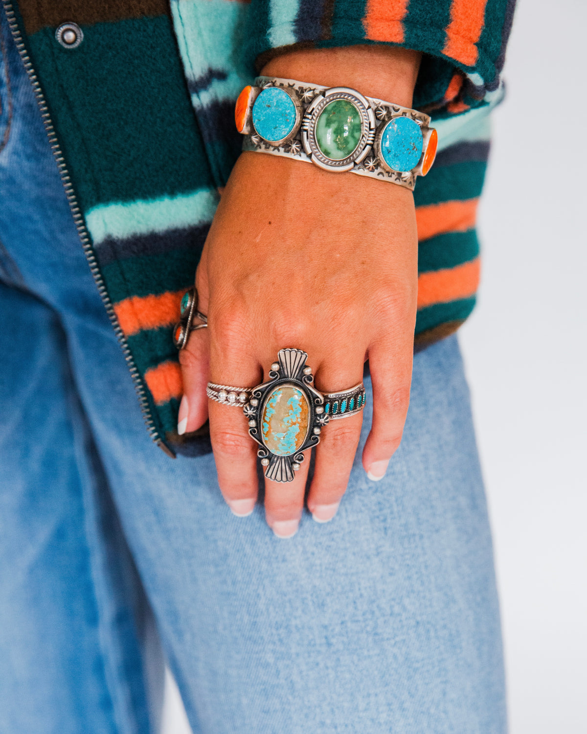 The Chesley | Mine 8 Turquoise Ring Size 7.75