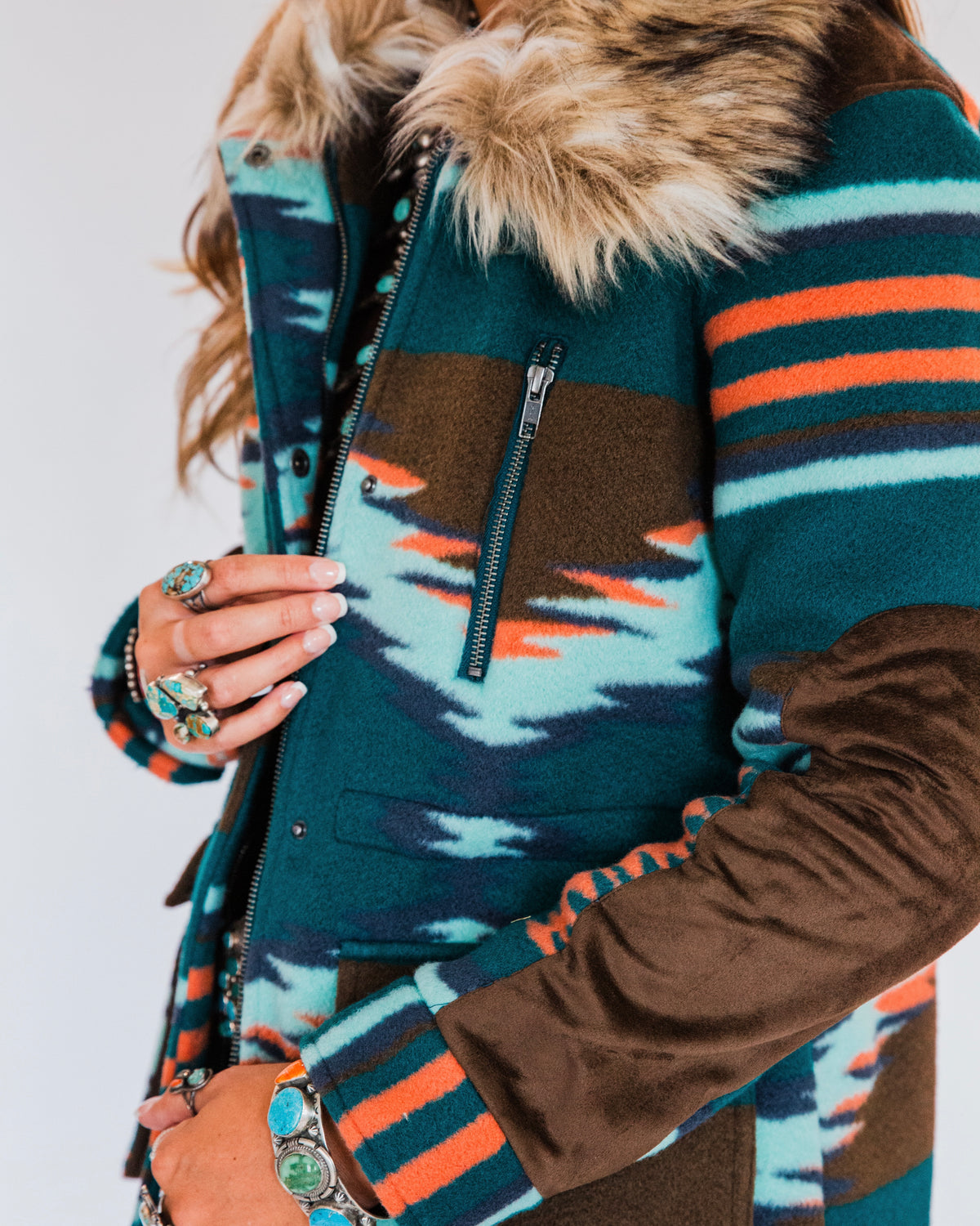 The Arvada | Aztec Graphic Print Jacket by Tasha Polizzi