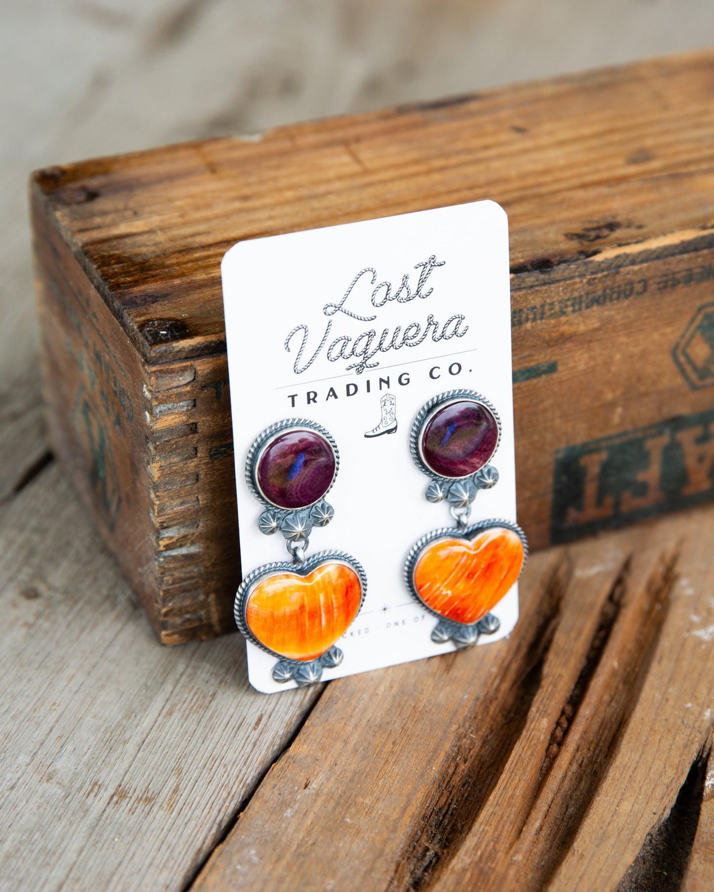 The Mason Heart Earrings
