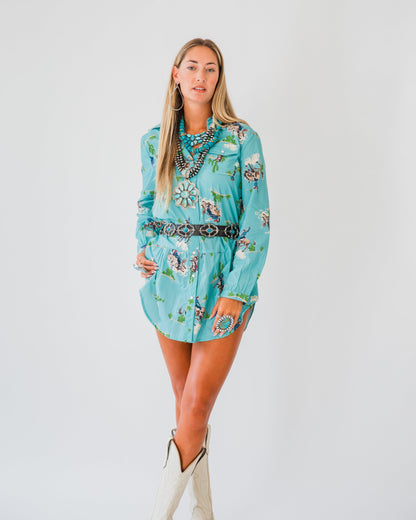 The Brandi | Western Print Tunic by Tasha Polizzi