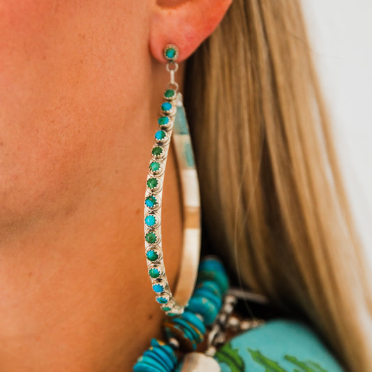 The Encinitas | Turquoise Teardrop Earrings