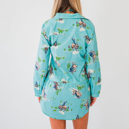 The Brandi | Western Print Tunic by Tasha Polizzi