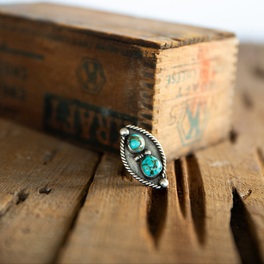 The Kanna | Vintage Turquoise Ring Size 6.5