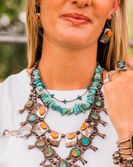The Tawny Chunky Turquoise Necklace