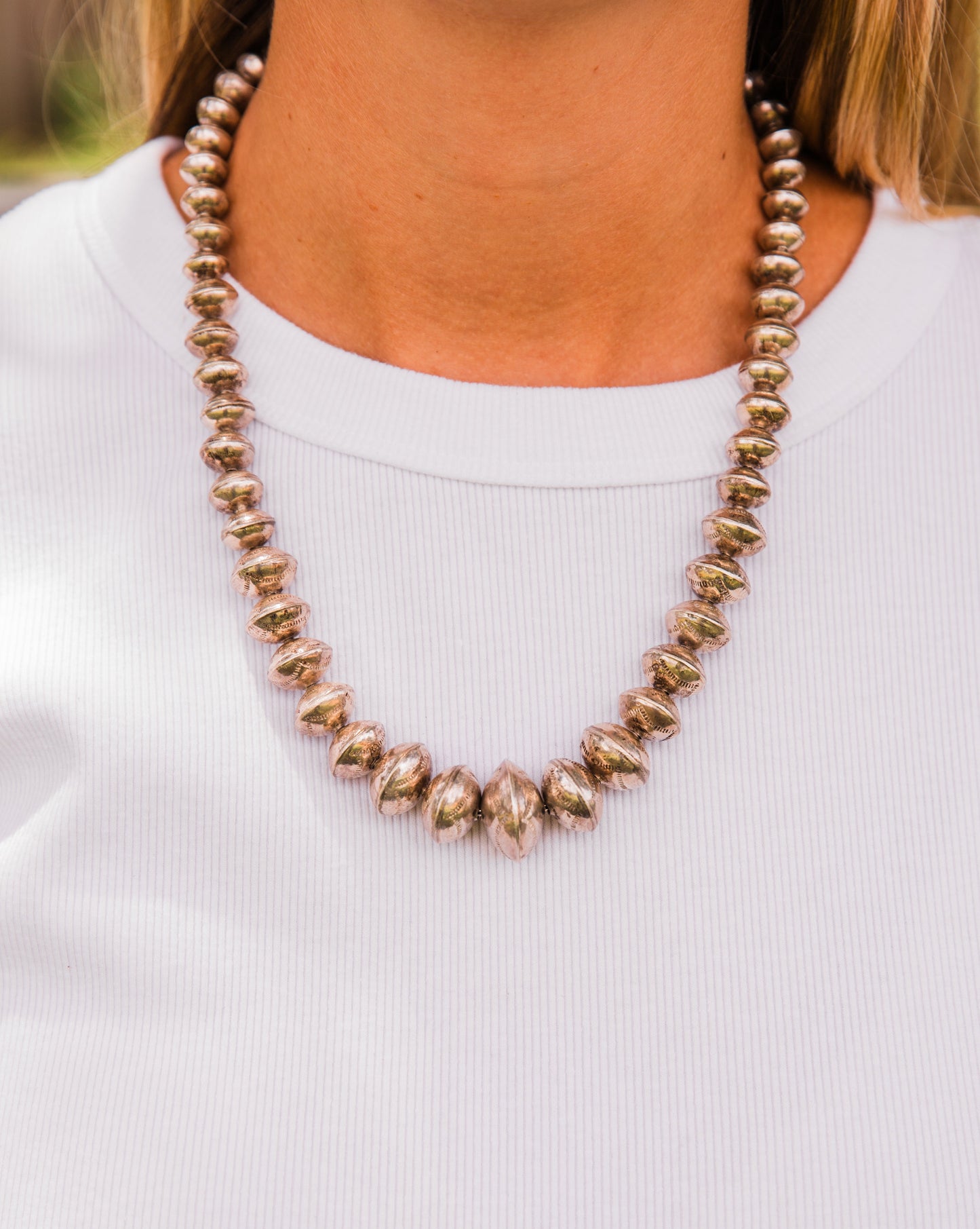 The Odyssey 21" Vintage Navajo Pearls