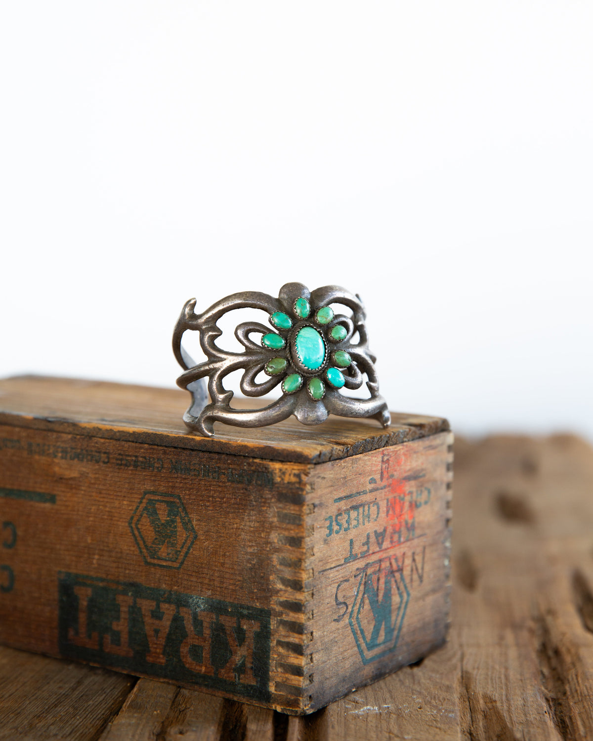 The Bordeaux | Vintage Turquoise Cuff
