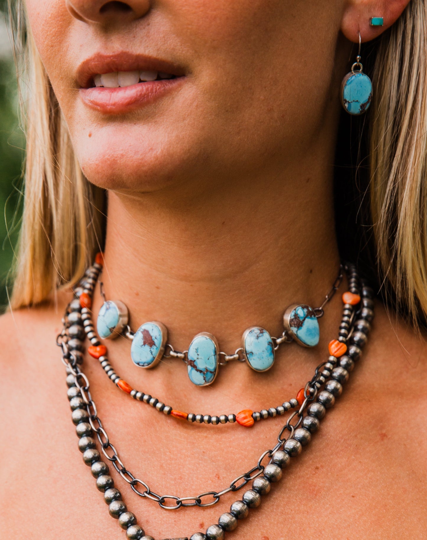 The Roslyn Choker + Earring Set